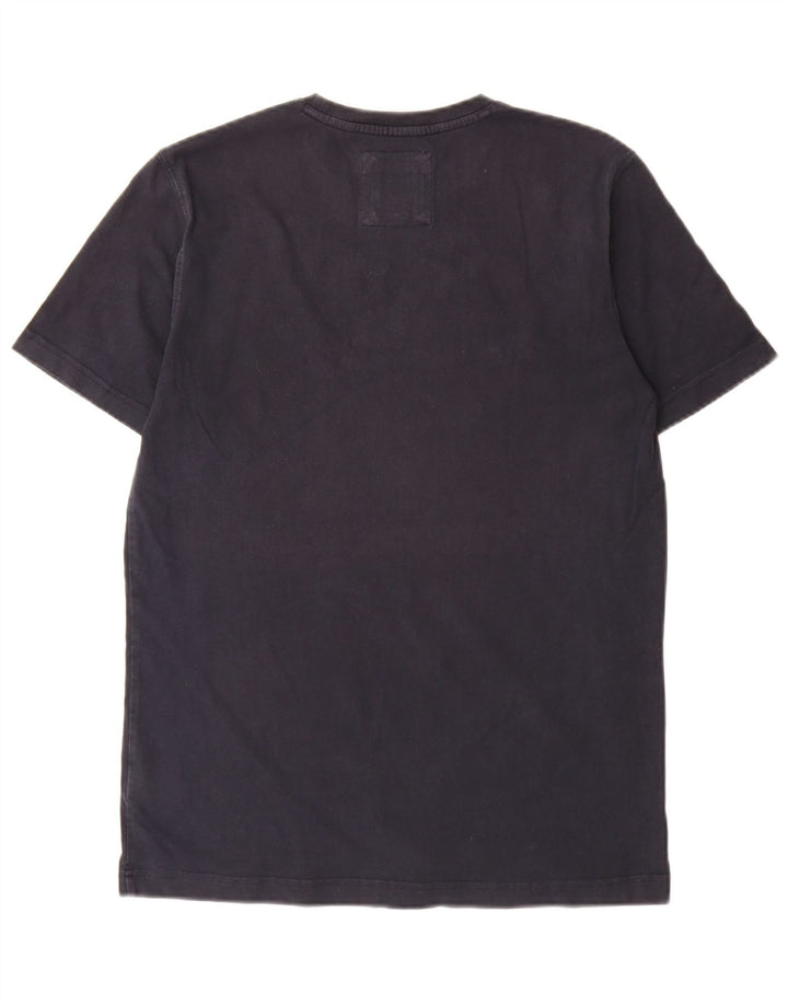 Crew Clothing Mens T-Shirt Top Medium Black Cotton Classic