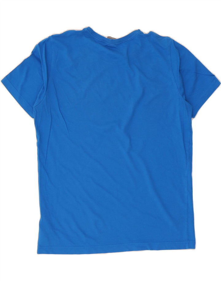 PUMA Mens T-Shirt Top Medium Blue Cotton Vintage Puma and Second-Hand Puma from Messina Hembry 
