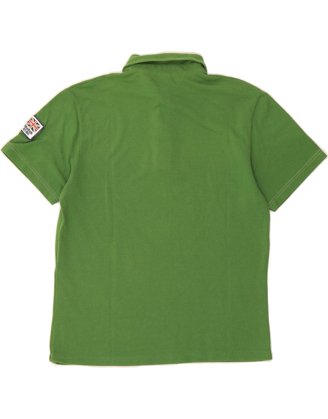 REEBOK Mens Polo Shirt Medium Green Cotton Vintage Reebok and Second-Hand Reebok from Messina Hembry 