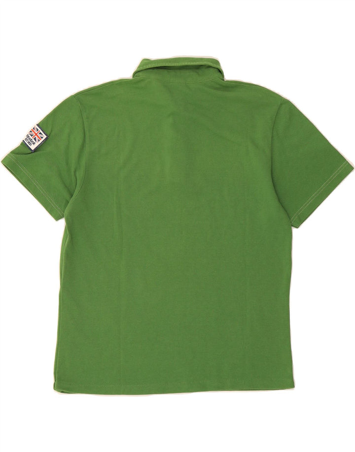 REEBOK Mens Polo Shirt Medium Green Cotton Vintage Reebok and Second-Hand Reebok from Messina Hembry 