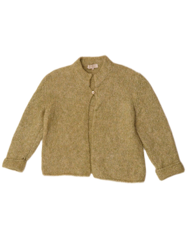 Marella Cardigan pour femme UK 14 Large Vert Mohair