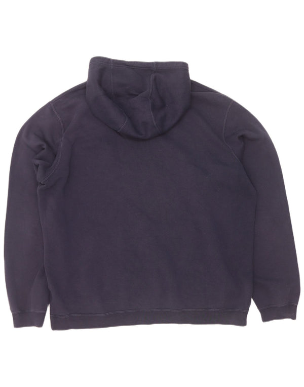 Felpa con cappuccio da uomo Nike XL in cotone blu navy