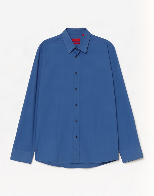 Camicia slim fit da uomo Hugo Boss grande blu
