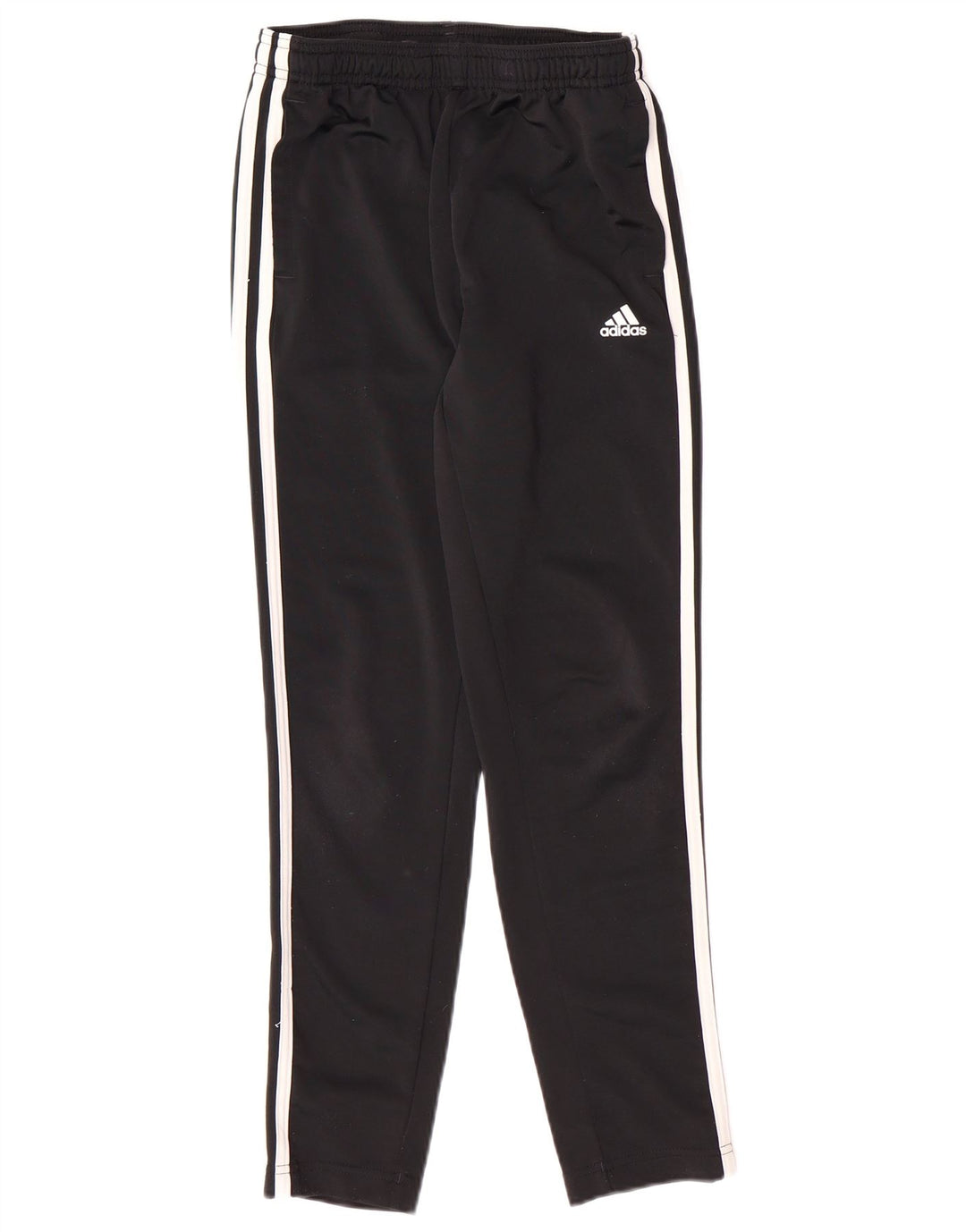 ADIDAS Boys Tracksuit Trousers 11-12 Years  Black Polyester