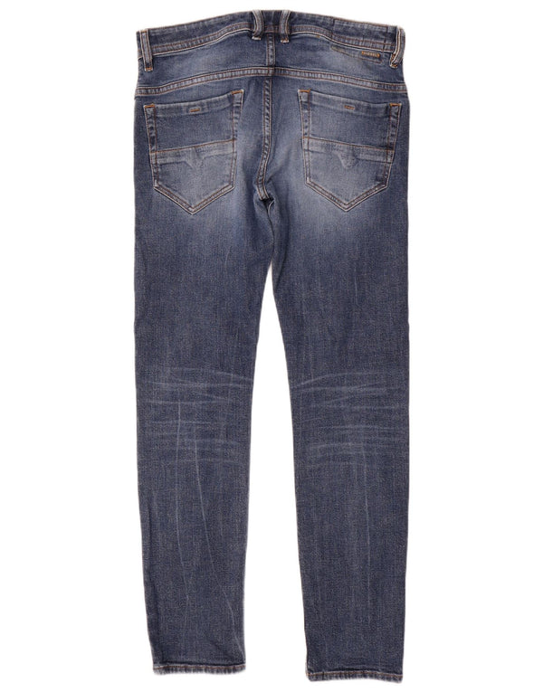 Jeans skinny da uomo Diesel W32 L31 in cotone blu