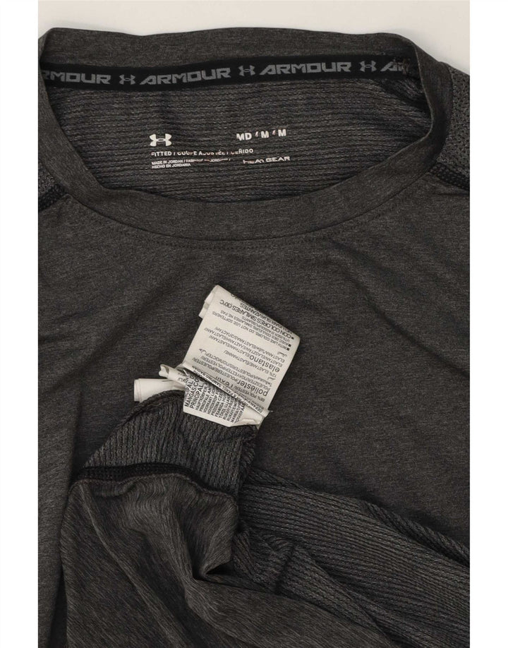 Ανδρικό μπλουζάκι Under Armour Heat Gear Top Medium Grey Polyester