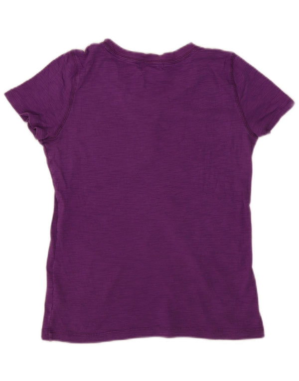 T-shirt da donna Chaps Top UK 10 piccolo cotone chiazzato viola