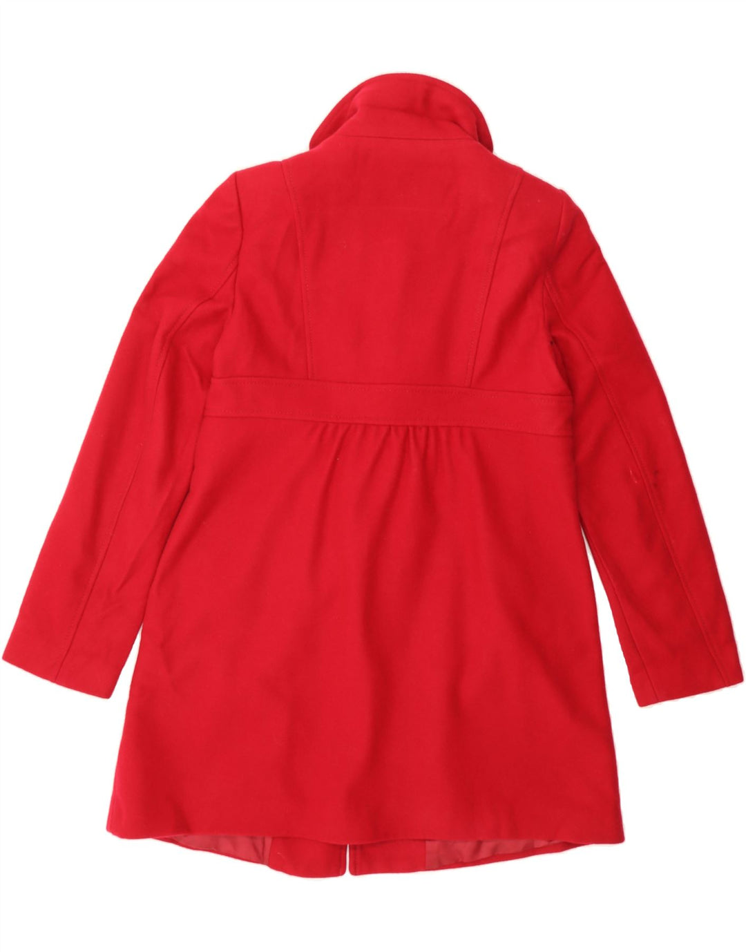 BENETTON Womens Double Breasted Coat IT 44 Medium Red Wool Vintage Benetton and Second-Hand Benetton from Messina Hembry 