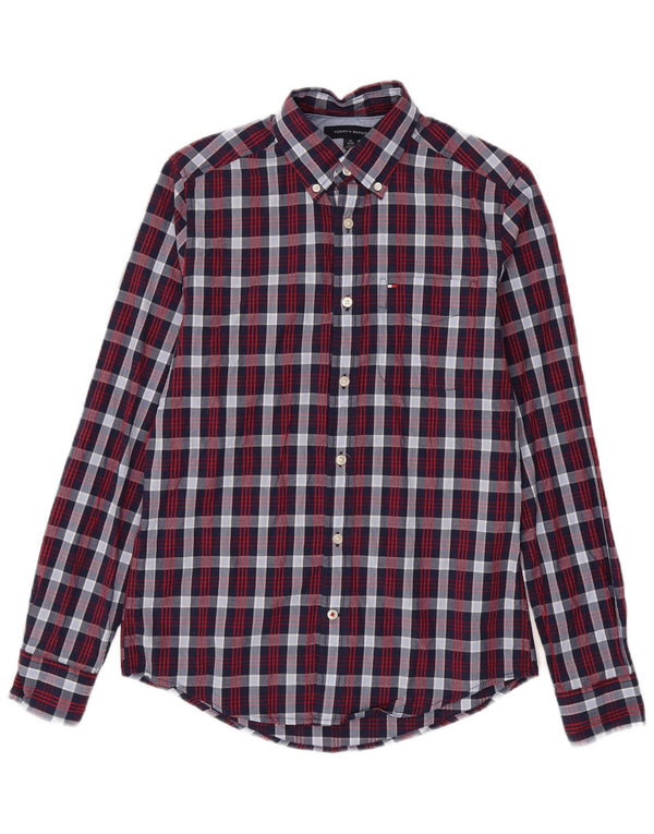 Tommy Hilfiger Herreskjorte XS Marineblå ternet