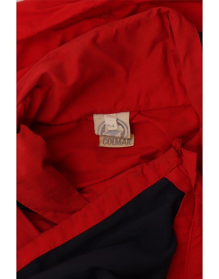 Giacca da sci da uomo con cappuccio COLMAR IT 54 XL Rosso Colourblock