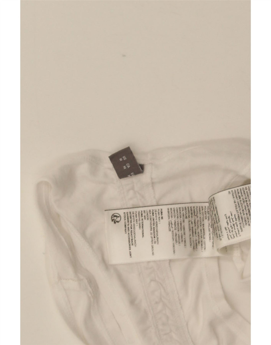 Puma Womens Vest Top UK 12 Medium White Polyester