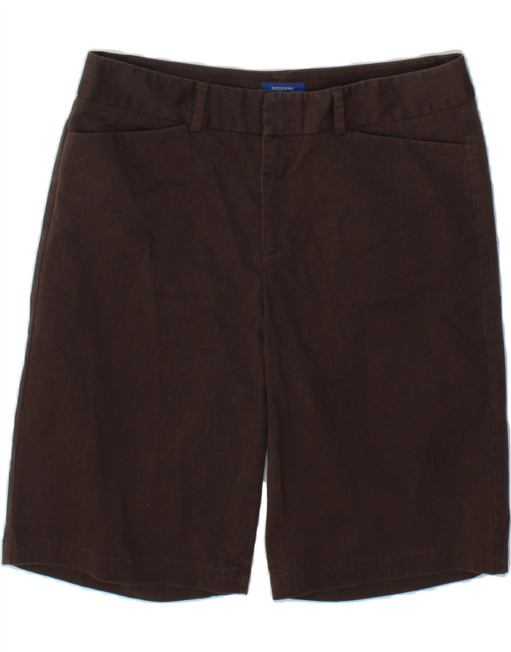DOCKERS Womens Casual Shorts US 6 Medium W30  Brown Cotton Vintage Dockers and Second-Hand Dockers from Messina Hembry 
