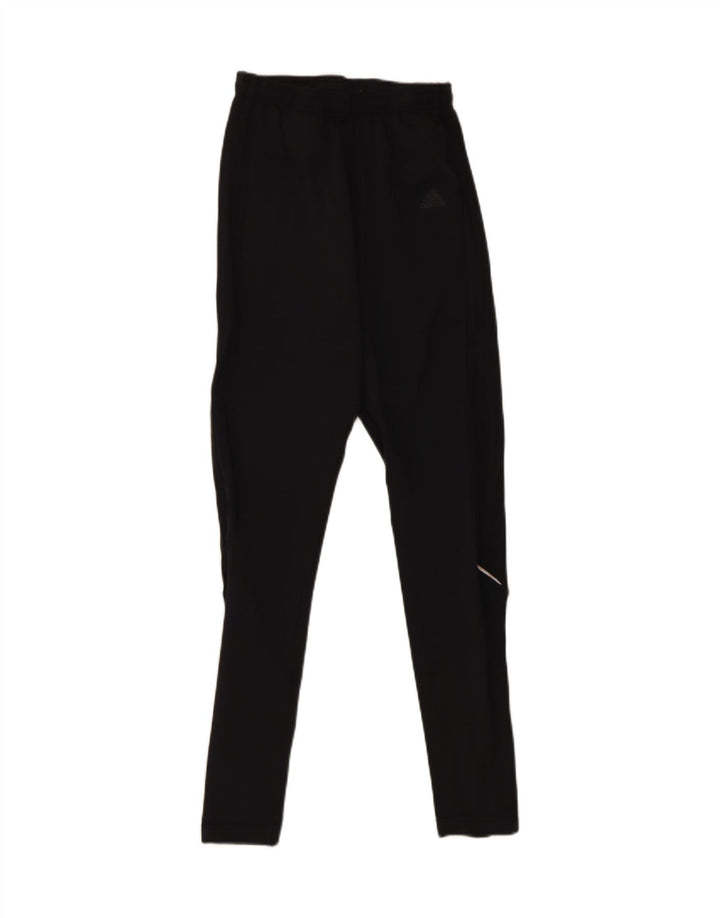 Adidas Womens Leggings UK 14 Large Black Nylon