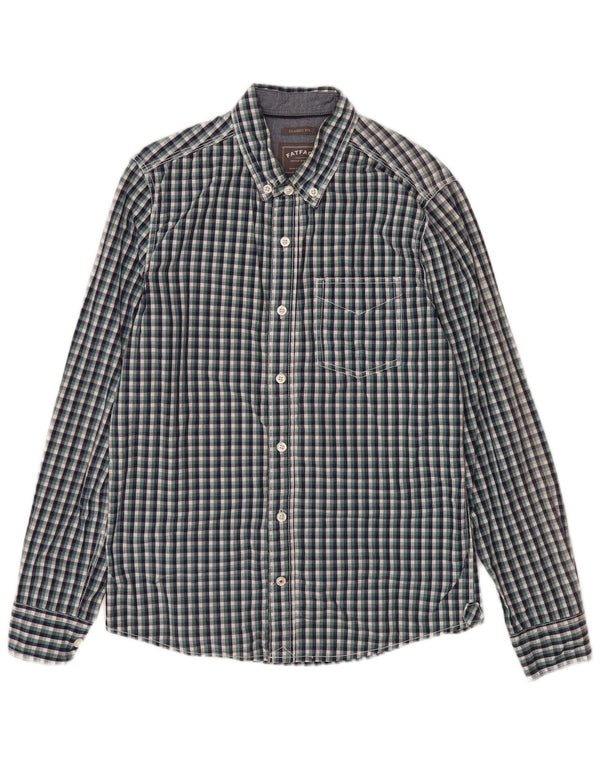 Fat Face Mens Classic Fit Shirt Small Multicoloured Gingham Cotton