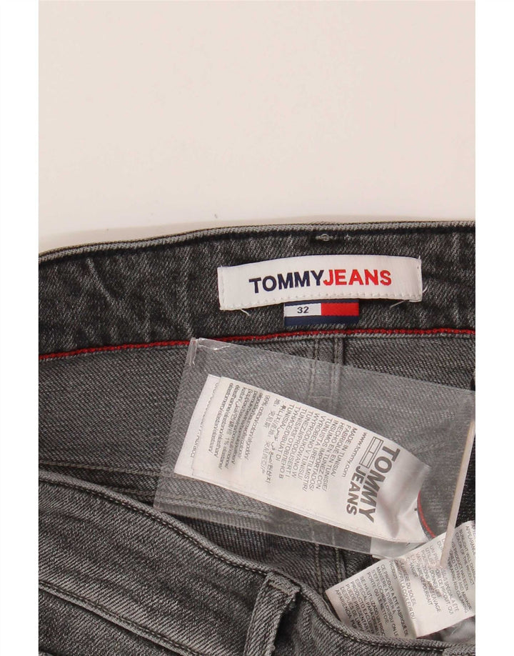 Tommy Hilfiger Mens Denim Shorts W32 Medium Grey Cotton