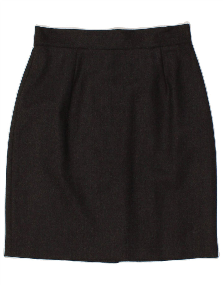 BENETTON Womens Straight Skirt IT 42 Medium W28  Grey Acetate Vintage Benetton and Second-Hand Benetton from Messina Hembry 