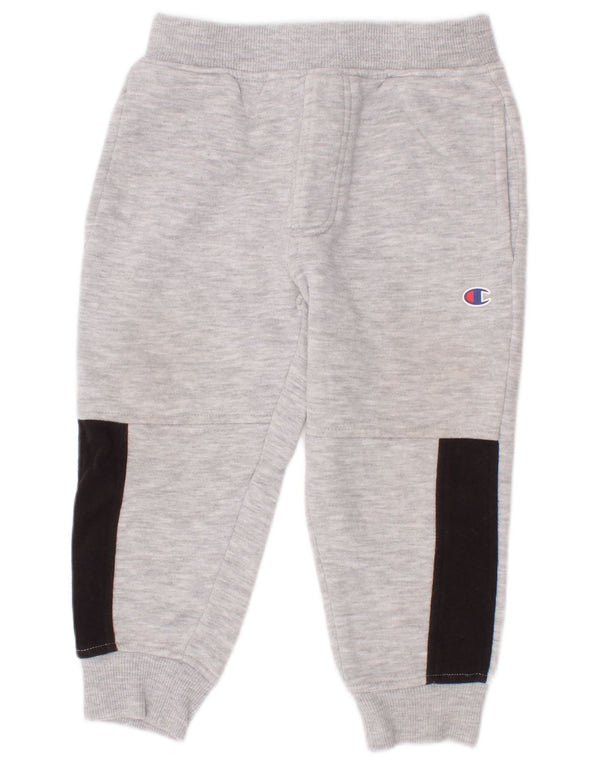 Champion Pantalon de survêtement de jogging pour bébé garçon 18-24 mois Gris Colorblock