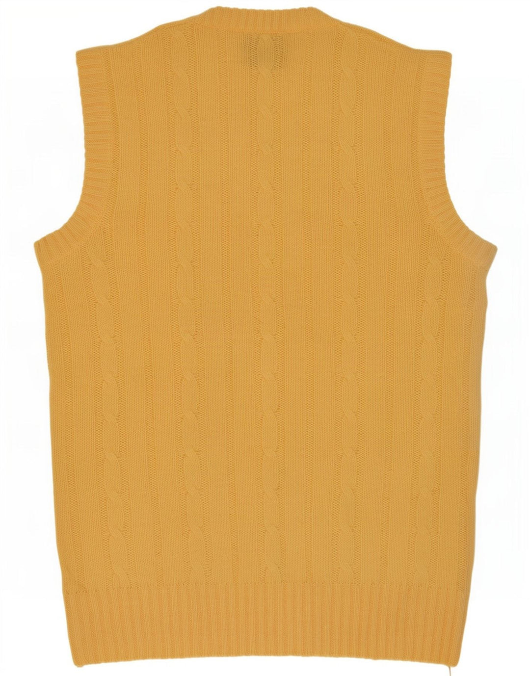 Shetland Herrevest Tank Top XL Gul Uld