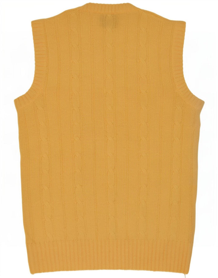 Shetland Herrevest Tank Top XL Gul Uld