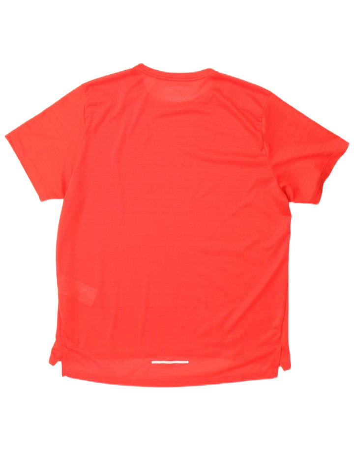 Nike Mens Dri Fit T-Shirt Top Large Red Polyester