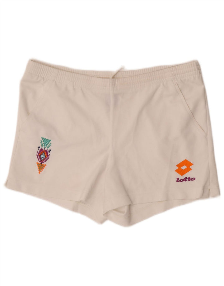 Lotto Mens Sport Shorts XL  White Polyester