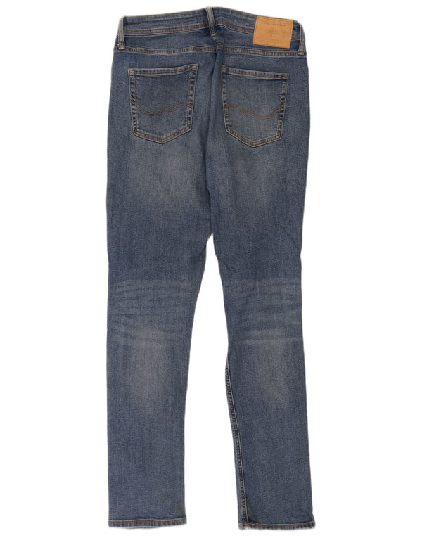 Jack & Jones Mens GLENN Slim Jeans W31 L34 Blue Cotton