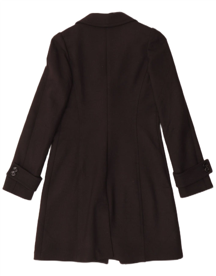 LIU JO Womens Overcoat IT 44 Medium Black Cotton