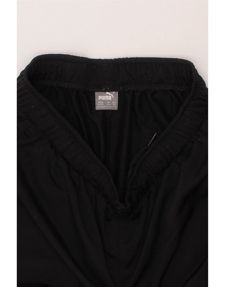 PUMA Boys Tracksuit Trousers 15-16 Years  Black Vintage Puma and Second-Hand Puma from Messina Hembry 