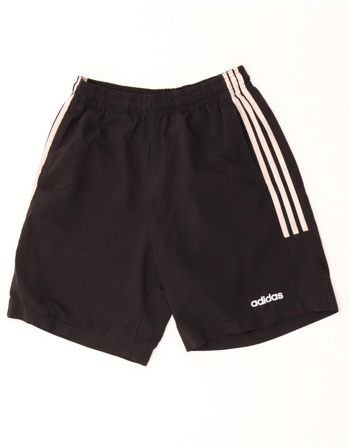 Adidas Mens Sport Shorts UK 12 Medium  Black Polyester