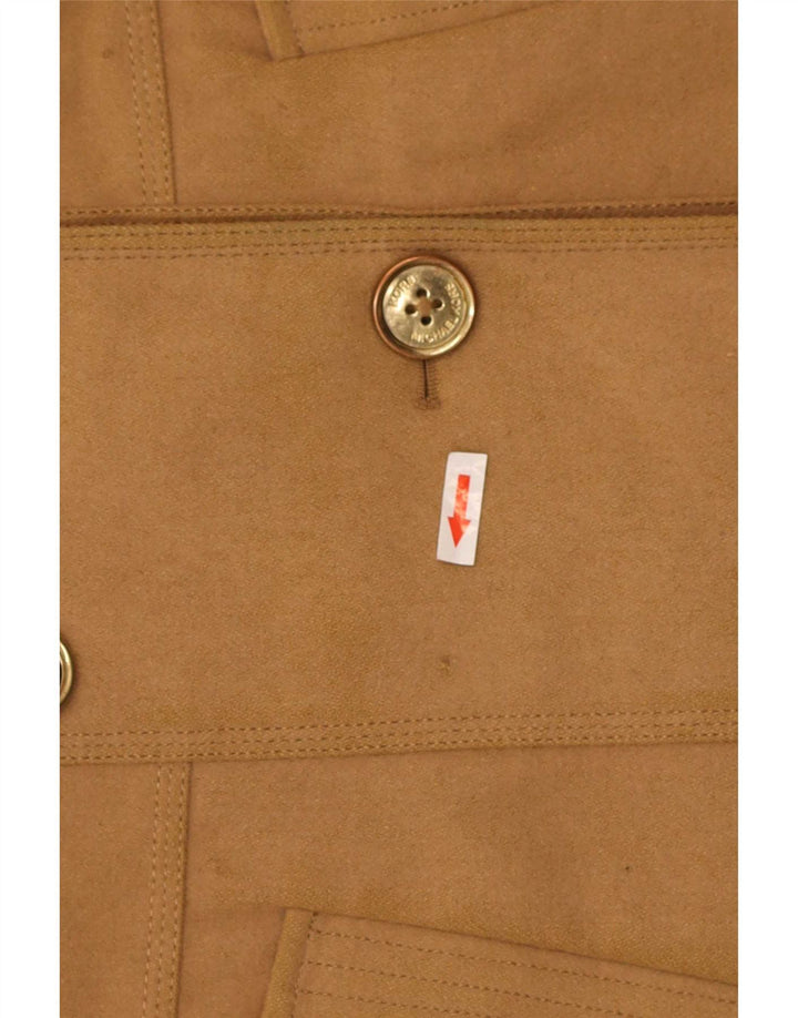 Michael Kors Womens Pea Coat US 10 Large Beige Uld