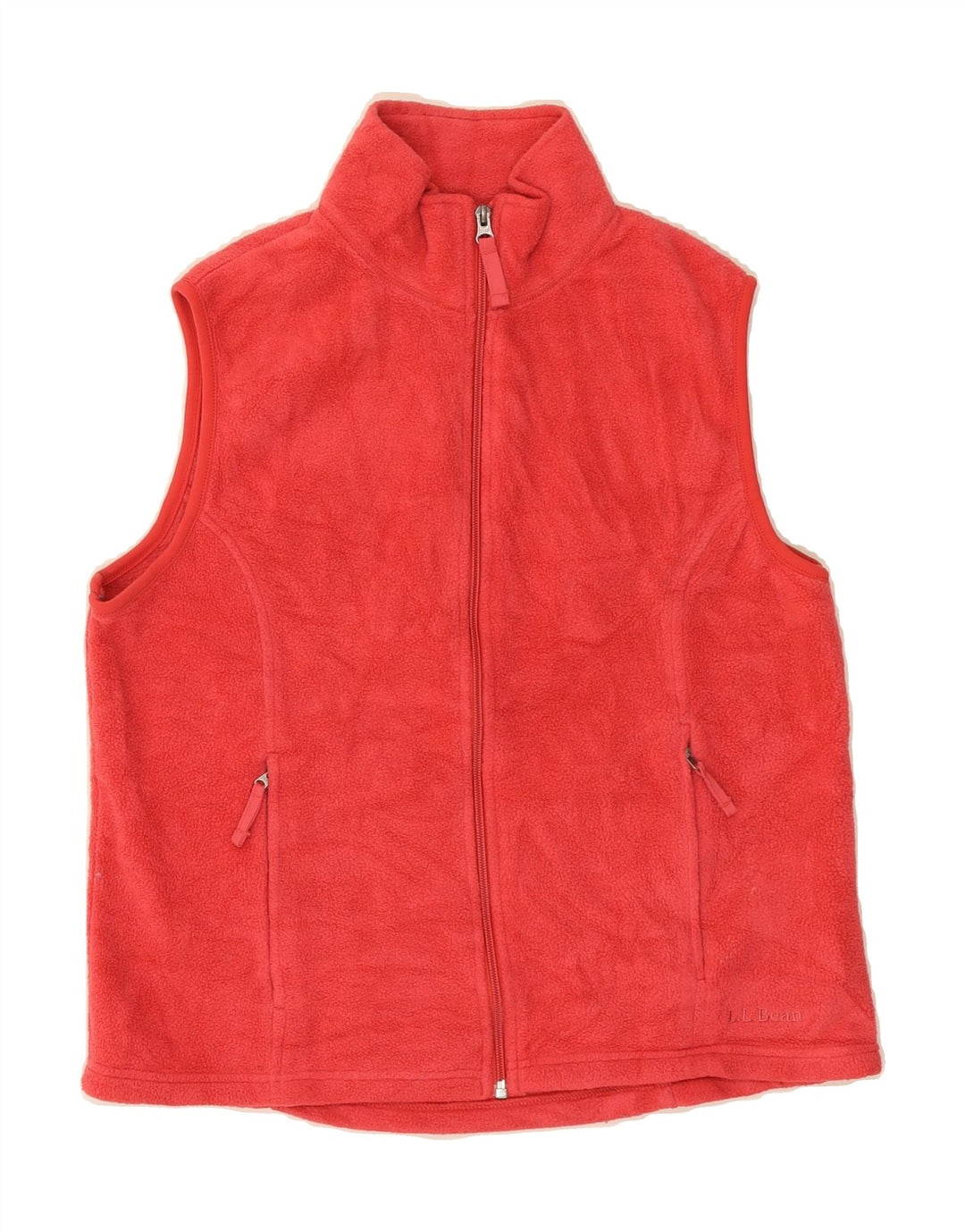 L.L.BEAN Womens Fleece Gilet UK 14 Medium Pink Polyester Vintage L.L.Bean and Second-Hand L.L.Bean from Messina Hembry 