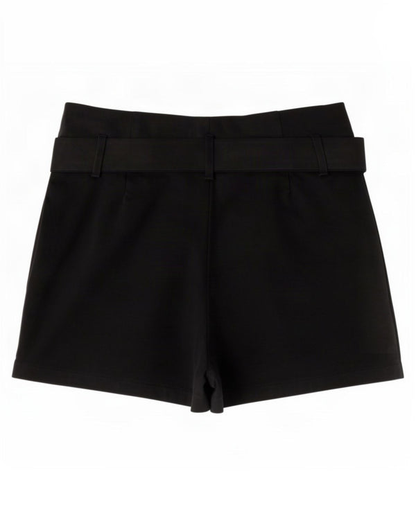 Zara Γυναικείο Ψηλόμεσο Σορτς Chino Small W26 Μαύρο