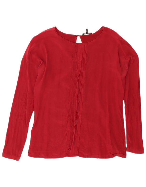 Massimo Dutti Blusa Holgada para Mujer Top UK 10 Small Rojo