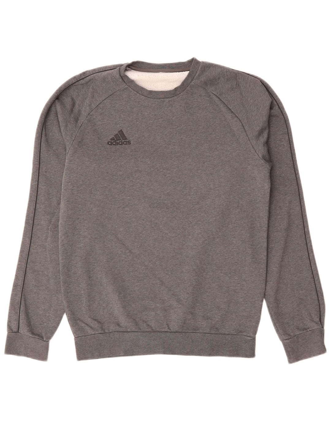 Adidas Mens Sweatshirt Jumper Small Grey Cotton