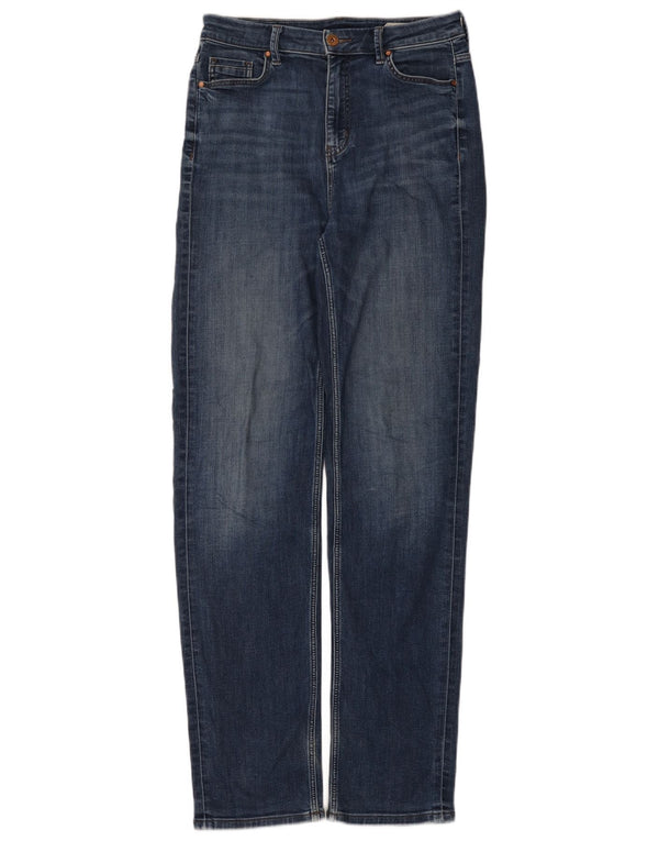 Marks & Spencer Γυναικεία The Sophia Straight Jeans UK 10 Small W30 L33 Blue