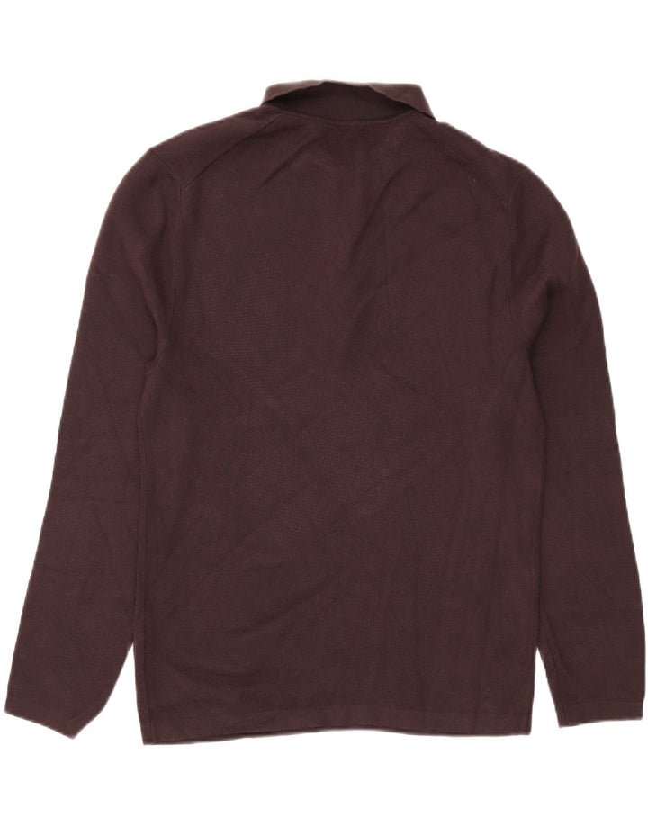 Maglione Zara da uomo con collo alto, grande, marrone