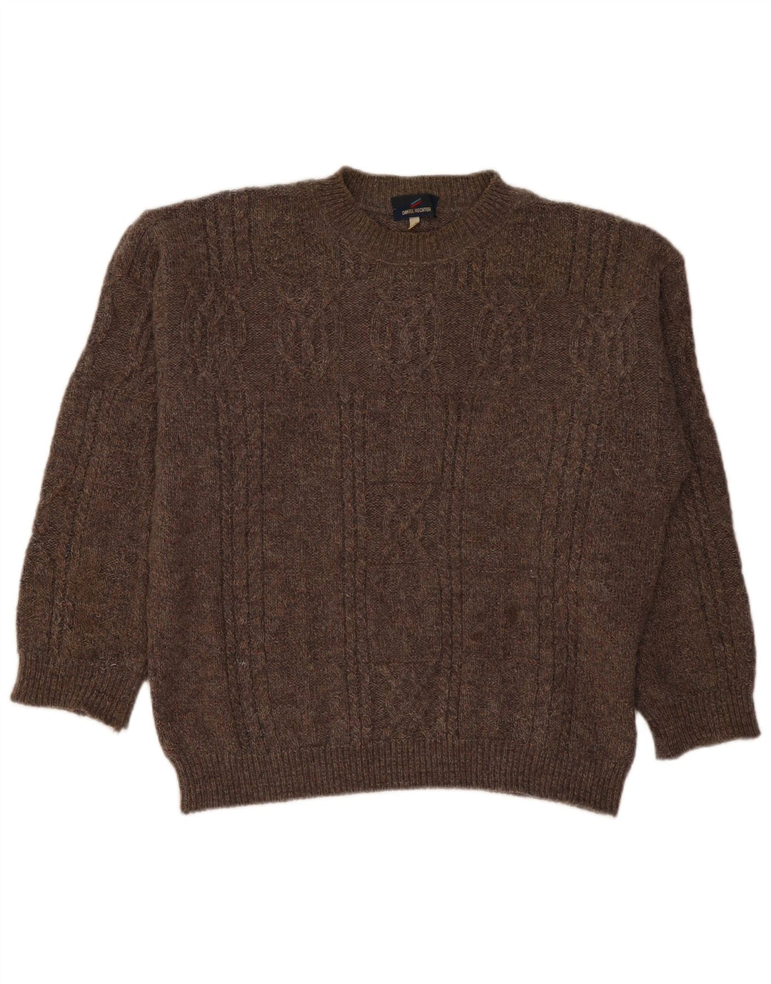 Maglione maglione girocollo da uomo Daniel Hechter XL marrone