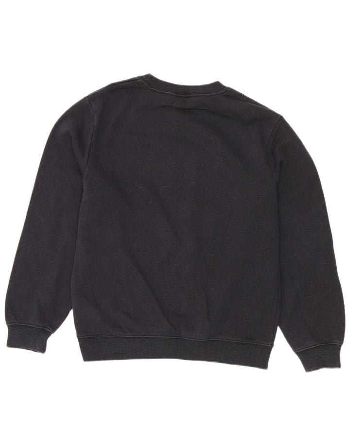 Nike Boys Graphic Sweatshirt Jumper 10-11 Years Medium Black Cotton