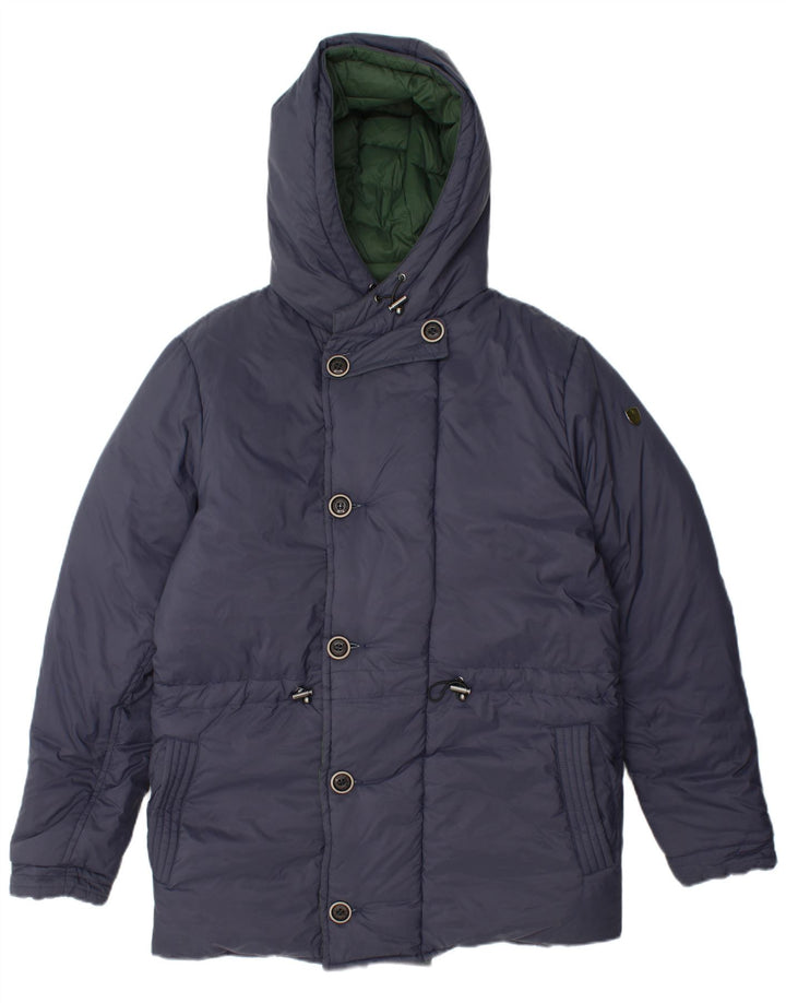 CMP Herren Kapuzenjacke, wendbar, wattiert, IT 50, Größe L, Marineblau