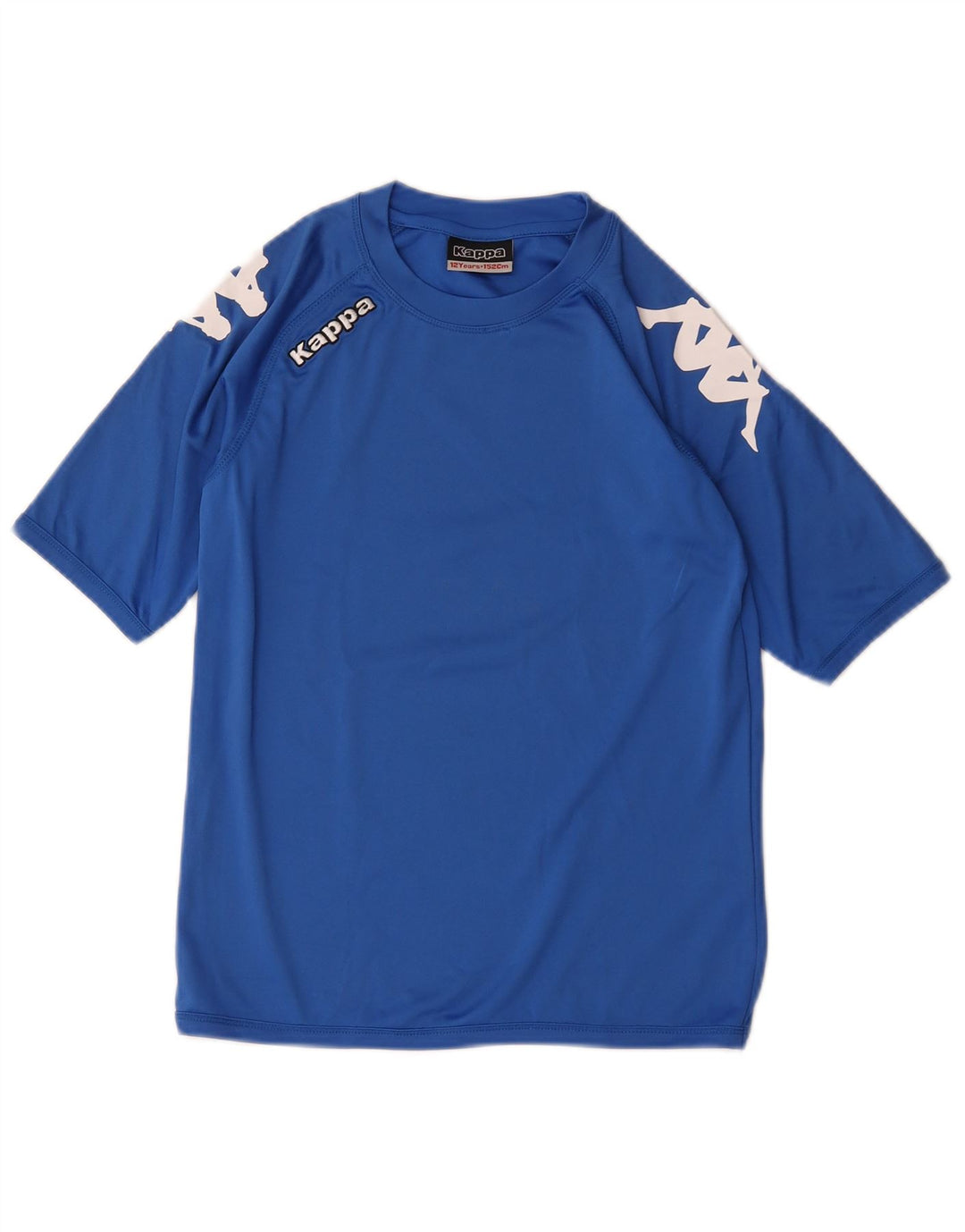 Kappa Boys Grafisk T-Shirt Top 11-12 År Blå Polyester