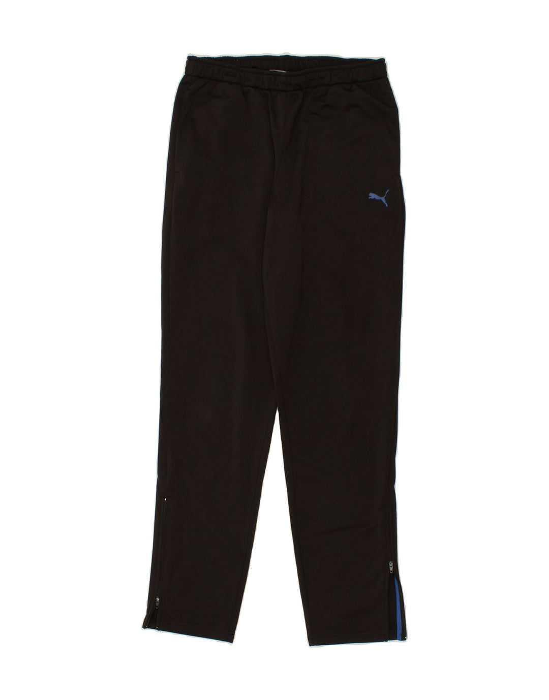 PUMA Boys Tracksuit Trousers 15-16 Years 2XL Black Polyester Vintage Puma and Second-Hand Puma from Messina Hembry 