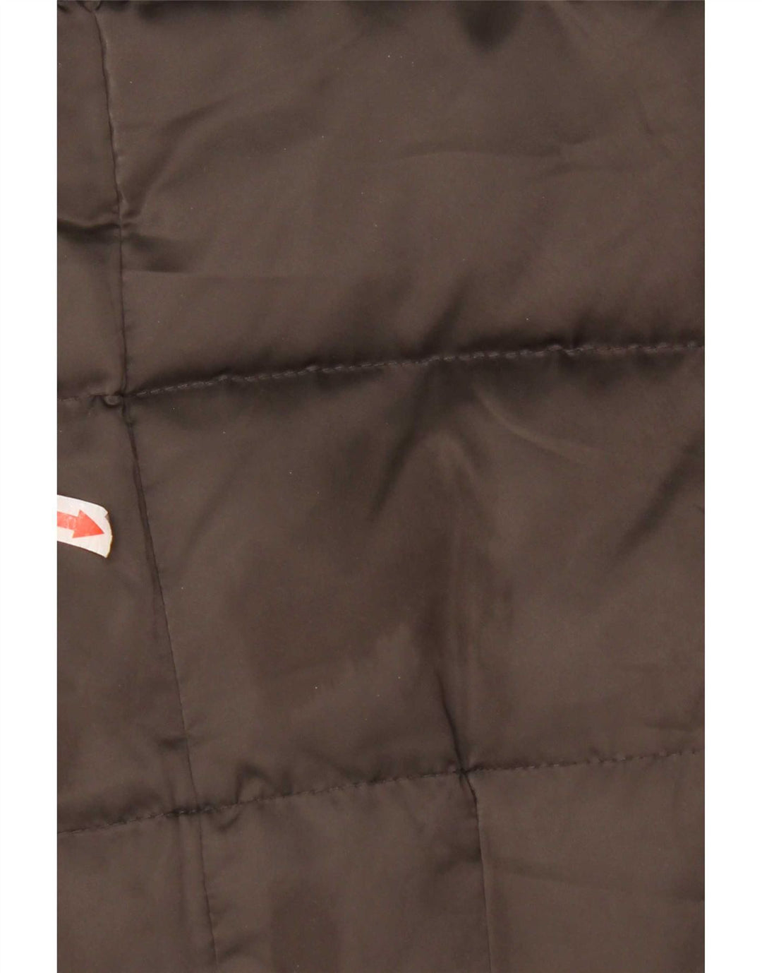 Zara Womens Hooded Padded Coat UK 12 Medium Brown Polyester