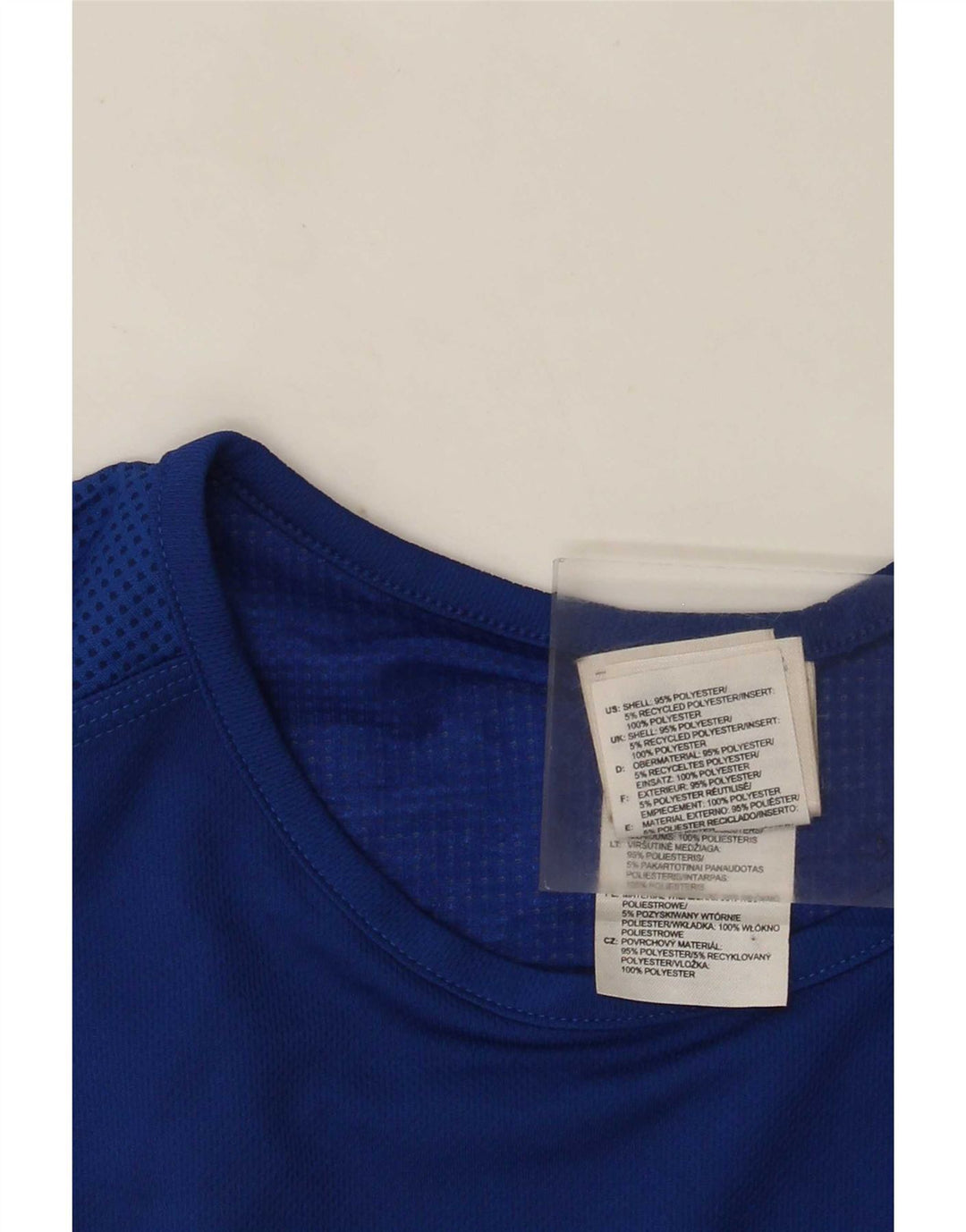 Adidas Mens Vest Top Medium Blue Polyester