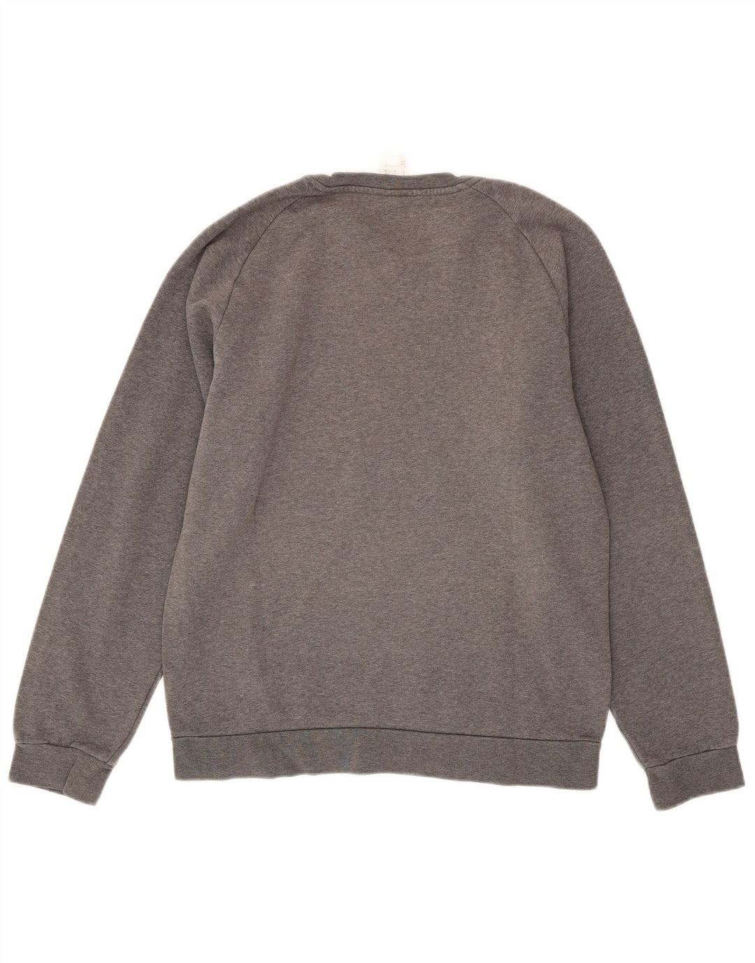 ADIDAS Mens Sweatshirt Jumper Medium Grey Cotton