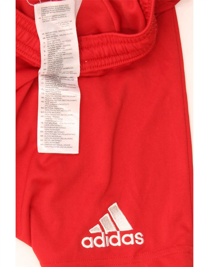 Adidas Short de sport pour homme Large Rouge Polyester
