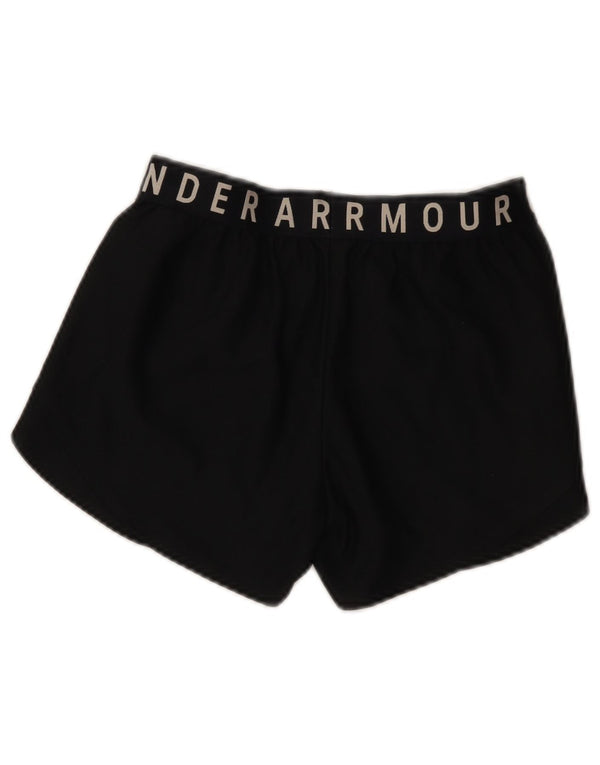 Pantaloncini sportivi Under Armour da donna Heat Gear Graphic UK 6 XS poliestere nero