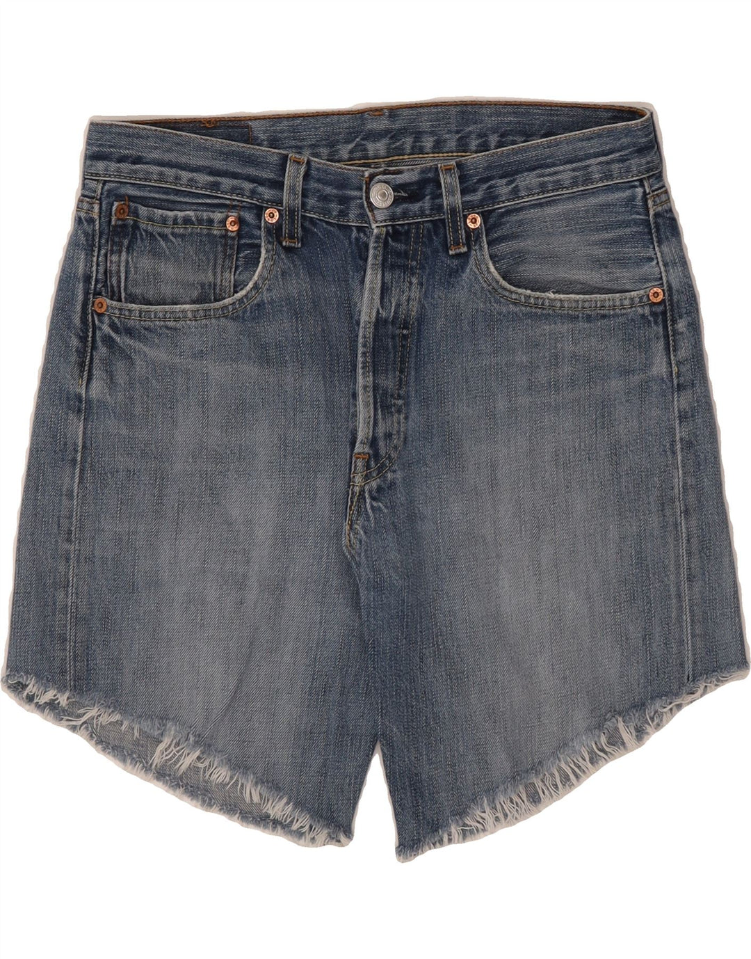 LEVI'S Mens 501 Denim Shorts W31 Medium Blue Vintage Levi's and Second-Hand Levi's from Messina Hembry 