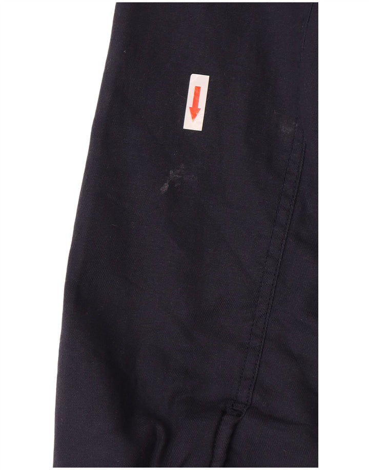 Rip Curl Mens Hooded Utility Jacket UK 38 Medium Navy Blue Cotton