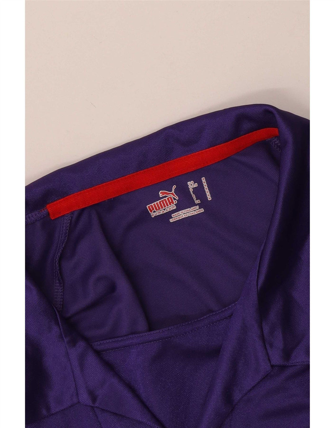 Puma herre poloshirt Medium Lilla Colourblock
