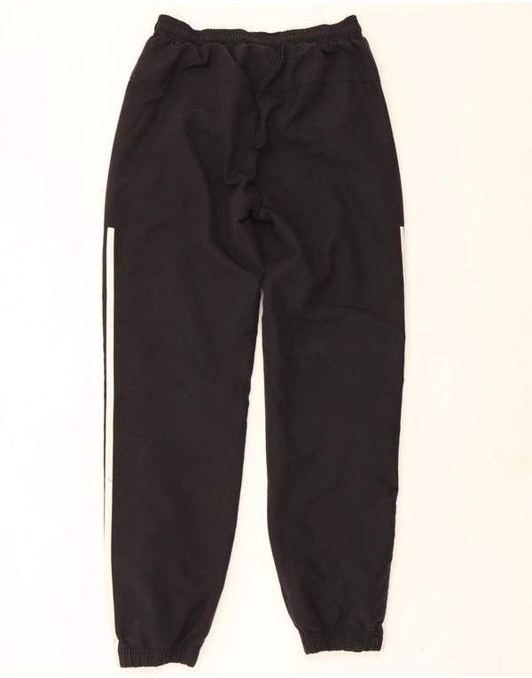 Adidas Boys Tracksuit Trousers Joggers 13-14 Years Black Polyester